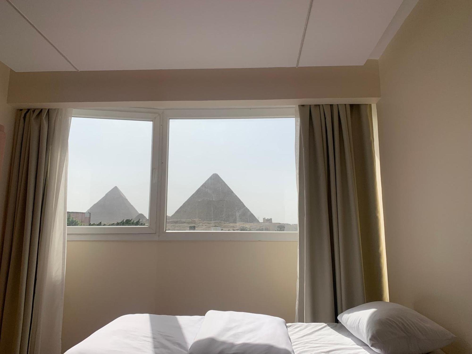 Memphis Pyramids View Otel Nazlet el-Sîsi Dış mekan fotoğraf