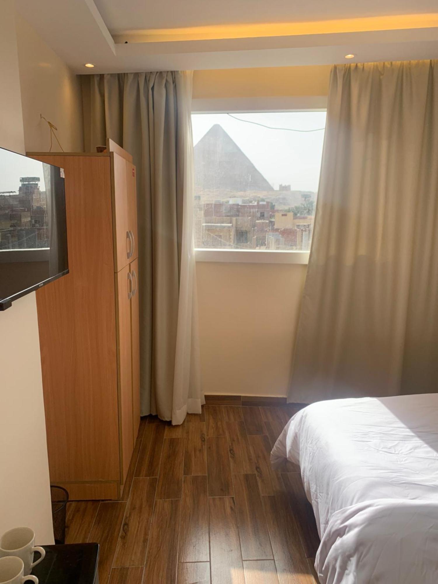 Memphis Pyramids View Otel Nazlet el-Sîsi Dış mekan fotoğraf